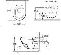 Унитаз Villeroy&Boch Subway Ceramic Plus 660010R1