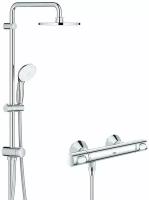 Душевая система с термостатом Grohe Tempesta Cosmopolitan System Grohtherm 500 Flex 60, хром