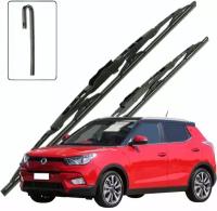 Дворники SsangYong Tivoli (1) X100 СсангЙонг Тиволи Х100 5 дв. 2016 2017 2018 2019 2020 2021 каркасные 600-400 2шт