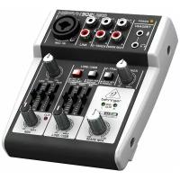 Микшерный пульт Behringer 302USB, 3 канала, USB, Main L/R- RCA