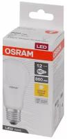 Лампа E27 Osram LED BASE CLASSIC A90 12W/830, 860лм, 3000К, теплый свет, светодиодная, матовая, 1 шт
