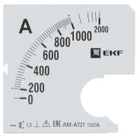 Шкала сменная для A721 1000-5А-1,5 EKF PROxima