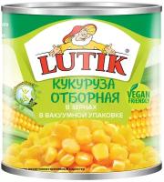 Кукуруза отборная LUTIK консервированная, 2650 мл