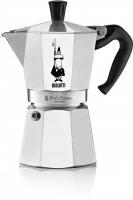 Гейзерная кофеварка Bialetti Moka Express (6 чашек) 1163, серебристый