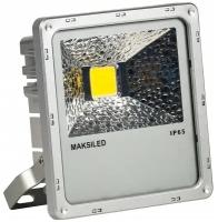 Светодиодный прожектор MAKSILED ML-FL-FIN-20W SILVER CORP 20Вт, 1500лм, IP65, 4500К, серебристый, 201х166х77мм