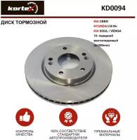 Тормозной диск Kortex для Kia Ceed / Hyundai I30 06- / Kia Soul / Venga 10- перед.вент.(d-280mm) OEM 517121H000, 517121H100, 517121M000, 517122L000