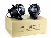 Фары противотуманные MITSUBISHI ASX (2010-2020) - светодиодные ПТФ линзы ALEON 12V, 70W, 6000K (комплект - 2 LED линзы)