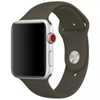 Спортивный ремешок Guardi Sport Band для Apple Watch 38/40 мм коричневый (Dark Olive)