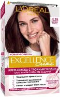 L'Oreal Paris Стойкая крем-краска для волос "Excellence", оттенок 4.15, Морозный шоколад