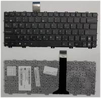 Клавиатура для ноутбука Asus EeePC 1011, X101CH, X101H черная, без рамки