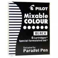 Картридж чернильный Pilot набор 6шт (для Parallel Pen каллиграфия) черный IC-P3-S6 (B) 1447493