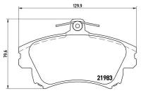 Колодки торм. для а/м Volvo S40 (95-)/V40 (95-) диск. перед. 130x80 (PF 4298), TRIALLI PF4298