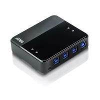 USB Переключатель ATEN US434 / US434-AT, 4-портовый USB 3.0 коммутатор для 4 периферийн. ATEN US434-AT