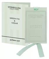 Ароматная карточка StoneGlow зеленый инжир и кедр