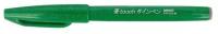 Фломастер-кисть "Pentel" Brush Sign Pen 2,0 мм SES15C-D зеленый