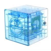 Головоломка «Кубический лабиринт», копилка с денежкой, 9 х 9 х 9 см, цвета микс