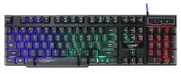 Клавиатура Qumo Unicorn K01, проводная, 104 клавиш мультимедиа, встроенная радужная подсветка