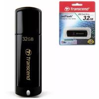 Флеш-диск 32 GB, TRANSCEND Jet Flash 350, USB 2.0, черный, TS32GJF350