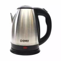 Чайник DOMO SML1801 2л. 1.6 кВт металл/пластик, серебристый/черный (SML1801M)