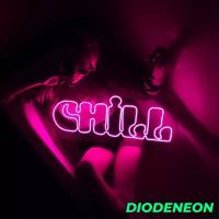 DIODENEON / Неоновый светильник - CHILL 60х21 см., неоновая вывеска, гибкий неон, ночник