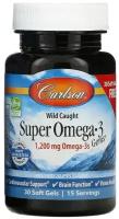 Carlson Labs Wild Caught Super Omega-3 Gems 600 mg( Супер Омега 3 в капсулах)-30 капс