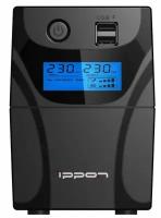 ИБП Ippon Back Power Pro II 700 700VA/420W LCD, RJ-45, USB (4 x IEC)