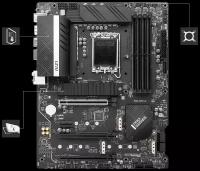 Материнская плата MSI PRO Z690-A Soc-1700 Intel Z690 4xDDR5 ATX AC`97 8ch(7.1) 2.5Gg RAID+HDMI+DP