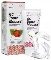 Реминерализирующий гель GC Tooth Mousse Тус Мусс Клубника 40г. (35мл.) США с Капами Oralix