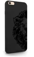 Черный силиконовый чехол MustHaveCase для iPhone 6/6s Plus Король Лев для Айфон 6/6с Плюс