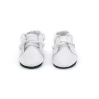 Обувь для кукол, Ботинки на шнурках 5 см для Paola Reina 32 см, Berjuan 35 см, Vidal Rojas 35 см и др., белые