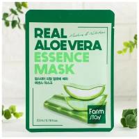 FarmStay Маска тканевая для лица с экстрактом алоэ FarmStay Real Aloe Vera Essence Mask, 23 мл