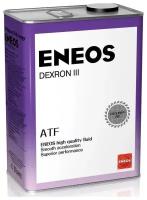 Масло трансмиссионное Eneos ATF Dexron III АКПП минеральное 4 л