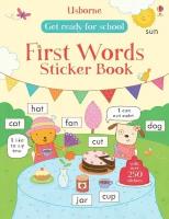 Usborne Get ready for school First Words Sticker Book