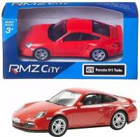 Игрушка RMZ City Машинка Porsche 911 turbo красная х1шт