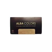 Цветные контактные линзы Alba Colors Gray 3 месяца / -5.00 / 8.6 / 14.2