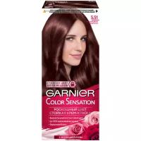 GARNIER Color Sensation Стойкая крем-краска для волос "Рубиновые шатенки", 110 мл