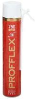 Пена монтажная Profflex, бытовая, 55 л, 750 мл, 750 г, Red Maxi, всесезон, 70237