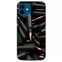 Силиконовый чехол "Police vector logo" на Apple iPhone 12 / Айфон 12