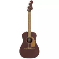 Электроакустическая гитара Fender Malibu Plyr Burgundy Satin WN