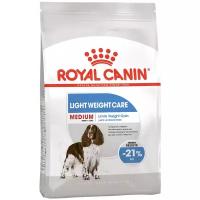 Сухой корм Royal Canin Medium Light Weight Care для взрослых собак средних размеров (весом от 10 до 25 кг), склонных к набору лишнего веса, от 1года до 10 лет, 3 кг