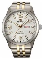 Наручные часы ORIENT Наручные часы Orient SAB0B005WB, золотой, белый