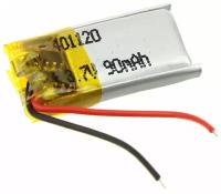 Аккумулятор 3.7V 0.09Ah Li-Po 401120 с контролером