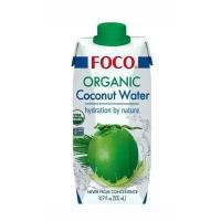 Органическая кокосовая вода без сахара Foco 330 мл