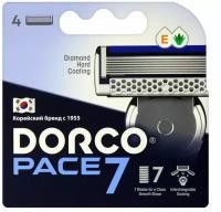 Кассеты для бритья, 4шт. Dorco Pace7