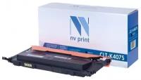 Картридж NV Print CLT-K407S Черный для принтеров Samsung CLP-320/ CLP-325/ CLX-3185, 1500 страниц