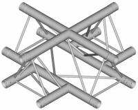 DURATRUSS / Нидерланды Dura Truss DT 23-С41-L90 Узел стыковочный 4-х лучевой, 90гр, (крестовина), алюминиевый, сечение 220