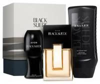 Avon набор "Black Suede для него" из трёх продуктов, в подарочной упаковке
