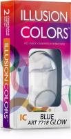 Контактные линзы ILLUSION Сolors Glow, 2 шт