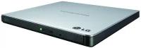 Оптический привод LG DVD-RW ext. Silver Slim Ret