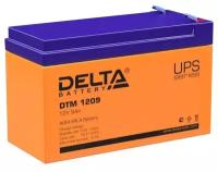 Аккумулятор 12В 9А. ч Delta DTM 1209 (2шт. в упак.)